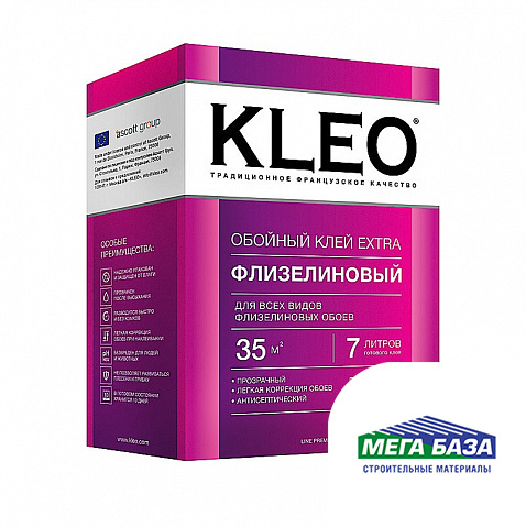 Клей для флизелиновых обоев Kleo Extra 500 гр