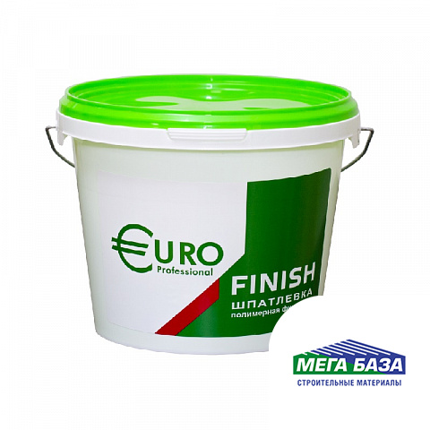 Шпаклёвка готовая полимерная финишная EURO PROfinish 25 кг 