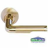 Дверная ручка Morelli Колонна DIY MH-03 SG/GP цвет матовое золото/золото