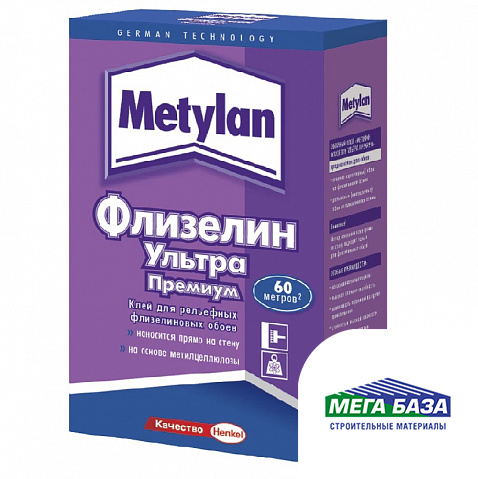 Клей обойный Флизелин Ультра Metylan 250 гр