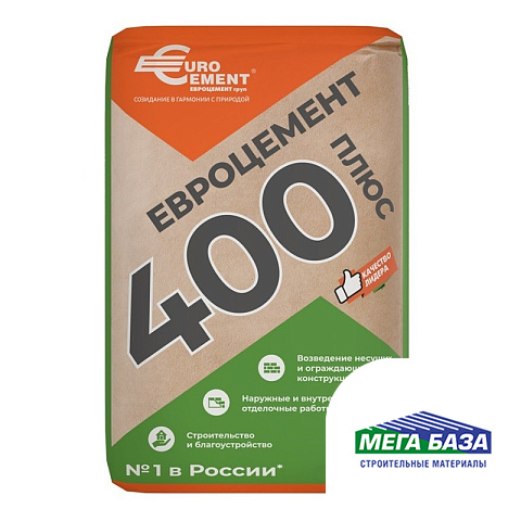 Цемент Евроцемент М400 50 кг