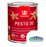 Эмаль интерьерная полуматовая алкидная TIKKURILA PESTO 30 0,9 л