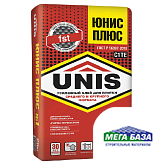 Клей для плитки Unis плюс 25 кг