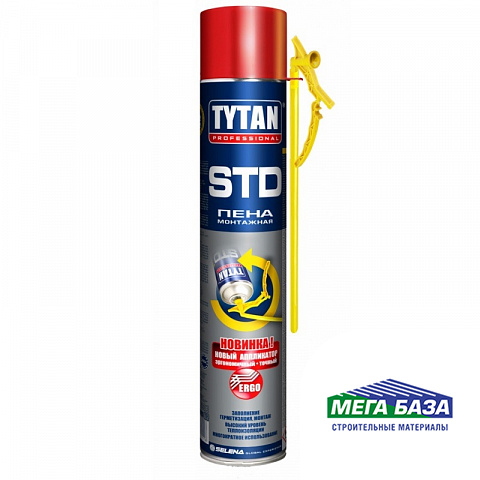 Пена Tytan Professional STD с трубочкой профессиональная зимняя 750 мл