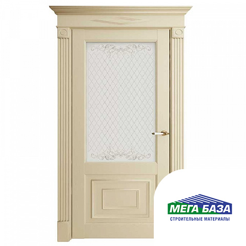 Дверь межкомнатная Florence 62002 керамик серена остеклённая
