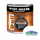 Грунт-эмаль по ржавчине 3-в-1 DALI молотковая зелёная 0,75 л